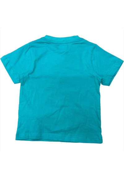 Completo a t-shirt kappa, Bambina verde.  - Vendita Moda sportiva