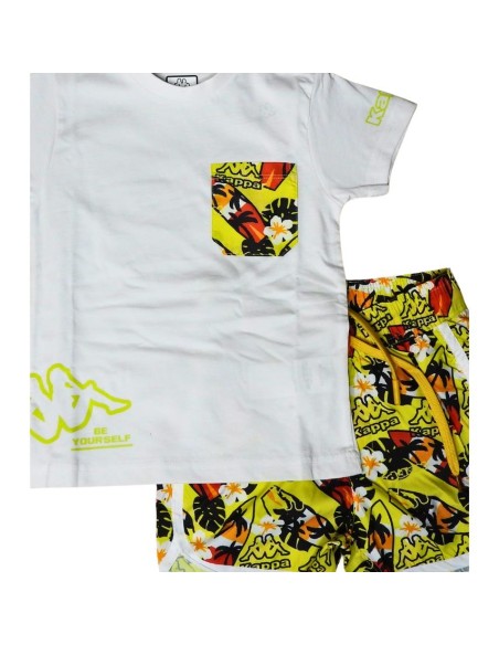 Completo kappa a T-Shirt e shorts, Bambino.  - Vendita Moda sportiva