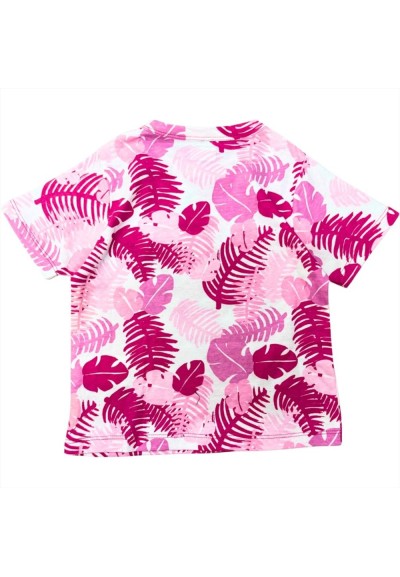Completo t-shirt kappa, Bambina rosa.  - Vendita Moda sportiva