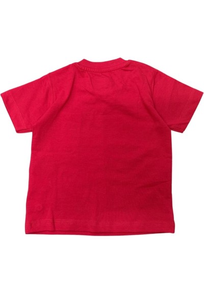 Completo kappa T-Shirt rossa e pantaloncino blu, Bambino.  - Vendita M