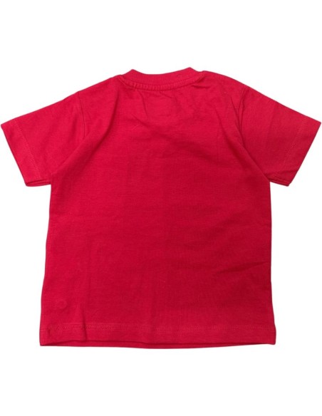 Completo kappa T-Shirt rossa e pantaloncino blu, Bambino.  - Vendita M