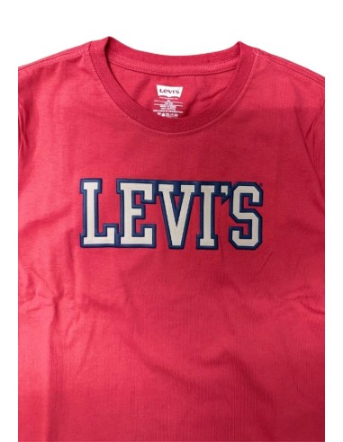 T-Shirt Levi's da Bambino a Manica Lunga Cotone rosso - retro pulito | 2