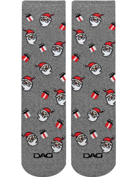 Calza Natalizia Antiscivolo 1 PAIO DAG XMAS - Fantasia Singola  - Vend