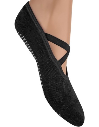 Calze Antiscivolo Donna per Yoga, Pilates e Fitness - COCONUDA Black   2