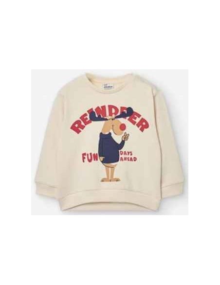 Felpa bambino con stampa stile natalizio  - Vendita online | GBMsport.