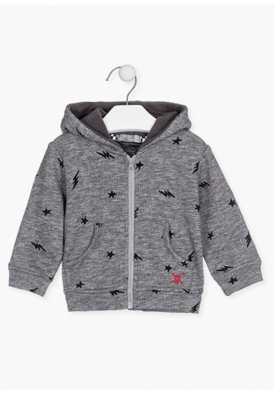 Felpa Zip Fulmine  - Vendita Moda sportiva