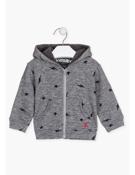 Felpa Zip Fulmine  - Vendita Moda sportiva