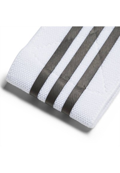 Polsini Cavigliera elastici, 2pz bianco-nere Adidas.  - Vendita Moda s