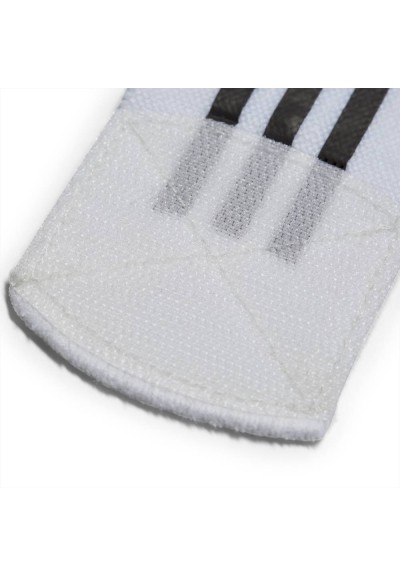 Polsini Cavigliera elastici, 2pz bianco-nere Adidas.  - Vendita Moda s