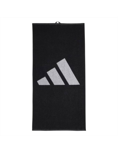 adidas 3BAR TOWEL SMAL, asciugamano spugna sportivo nero adidas  - Ven