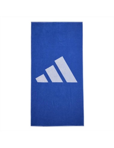 adidas 3BAR TOWEL LARG, asciugamano spugna sportivo azzurro.  - Vendit
