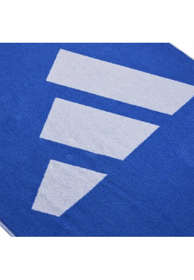adidas 3BAR TOWEL LARG, asciugamano spugna sportivo azzurro.  - Vendit