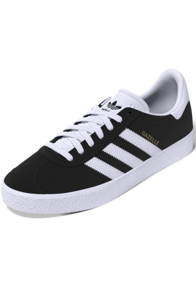 Scarpa gazelle adv adidas, unisex nera - Sneakers in suede basse.  - V