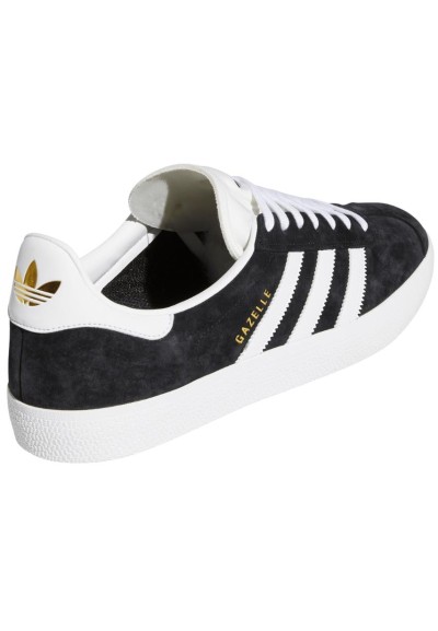 Scarpa gazelle adv adidas, unisex nera - Sneakers in suede basse.  - V