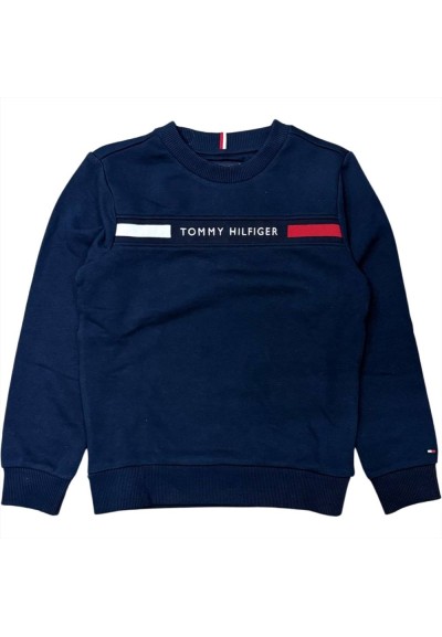 Tuta blu da Bambino "TH RIB INSERT SET" Tommy Hilfiger  - Vendita Moda