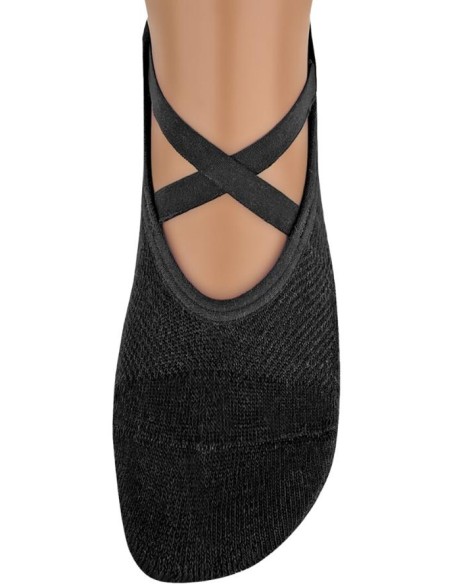 Calze Antiscivolo Donna per Yoga, Pilates e Fitness - COCONUDA Black  