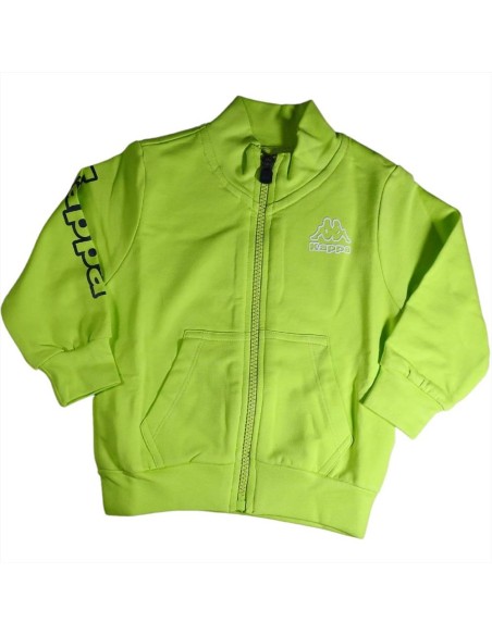 Kappa Kidz: Tuta Lime E Blu per Avventure Scintillanti  - Vendita Moda