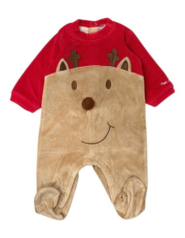 Tutina neonato natalizia in ciniglia - renna  - Vendita Moda sportiva 2