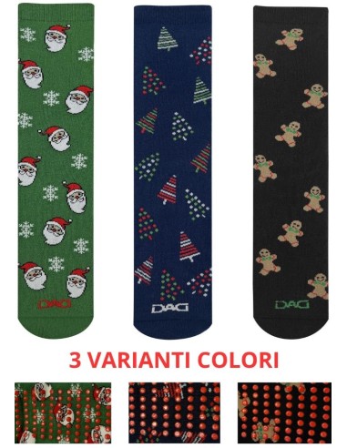 Calze Natalizie Antiscivolo Uomo DAG XMAS COMFORT  - Vendita Moda spor