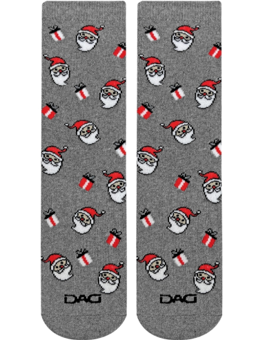 Calza Natalizia Antiscivolo 1 PAIO DAG XMAS - Fantasia Singola  - Vend 2