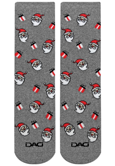 Calza Natalizia Antiscivolo 1 PAIO DAG XMAS - Fantasia Singola  - Vend