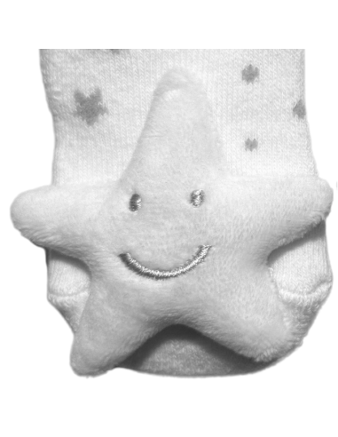 Calzini Neonato Bianchi con Stellina Sonaglio, Magia Losan  - Vendita  2