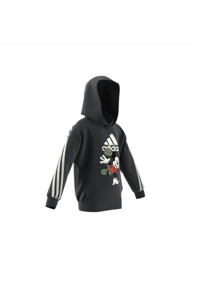 Felpa Felpa Disney Mickey Mouse con cappuccio logo adidas