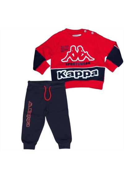 Completo Bambino Kappa "Play Your Game" - Felpa e Pantaloni Sportivi