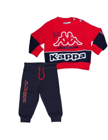 Completo Bambino Kappa "Play Your Game" - Felpa e Pantaloni Sportivi