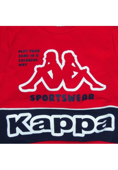 Completo Bambino Kappa "Play Your Game" - Felpa e Pantaloni Sportivi