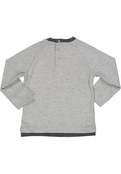 T-Shirt Robot grigio melange, neonato birba*  - Vendita Moda sportiva