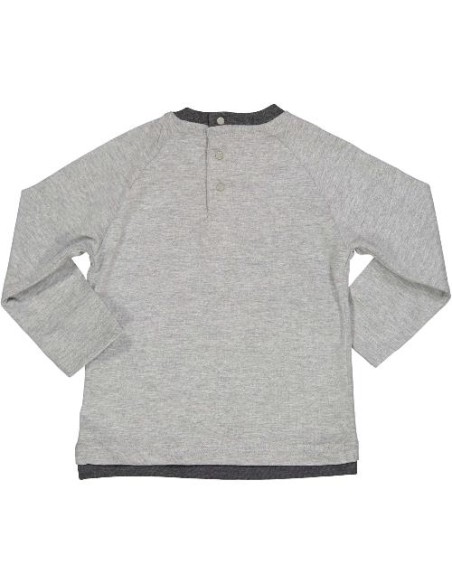 T-Shirt Robot grigio melange, neonato birba*  - Vendita Moda sportiva