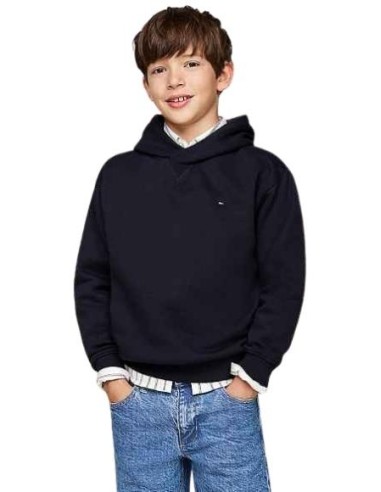 Felpa Tommy Hilfiger Essential con cappuccio e bandierina  - Vendita M