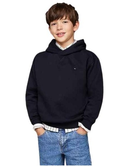 Felpa Tommy Hilfiger Essential con cappuccio e bandierina  - Vendita M