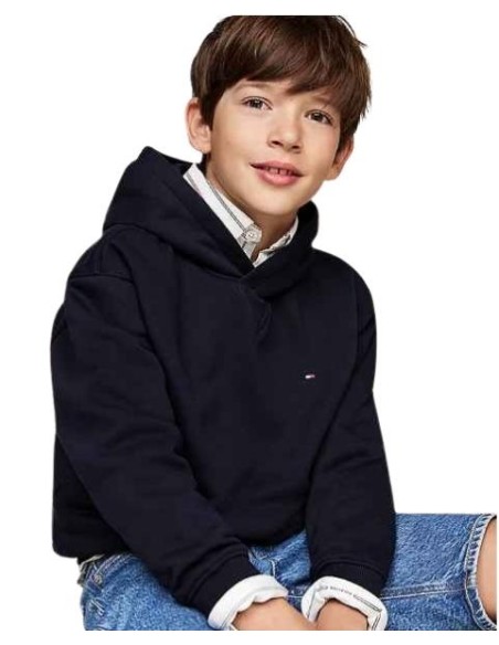 Felpa Tommy Hilfiger Essential con cappuccio e bandierina  - Vendita M