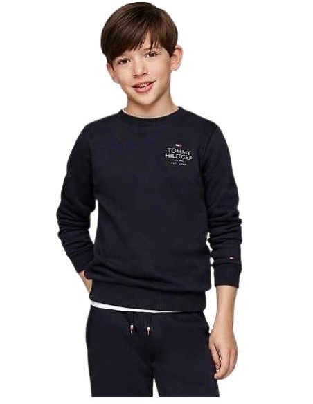 Felpa Tommy Hilfiger con scollatura rotonda.  - Vendita Moda sportiva