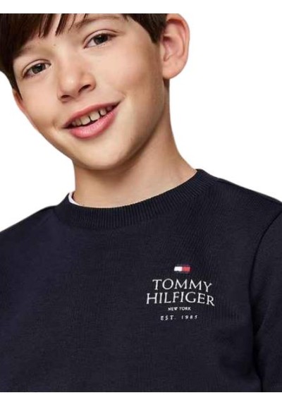 Felpa Tommy Hilfiger con scollatura rotonda.  - Vendita Moda sportiva