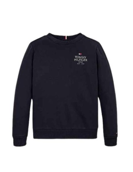 Felpa Tommy Hilfiger con scollatura rotonda.  - Vendita Moda sportiva