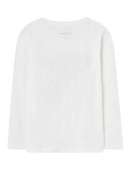 Maglietta Losan Manica Lunga “More Fun Please” in cotone jersey - bamb