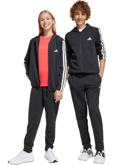 Tuta Adidas Ragazzi Cotton Garzato 3‑Stripes, J 3S FT TS 220  - Vendit