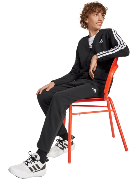 Tuta Adidas Ragazzi Cotton Garzato 3‑Stripes, J 3S FT TS 220  - Vendit