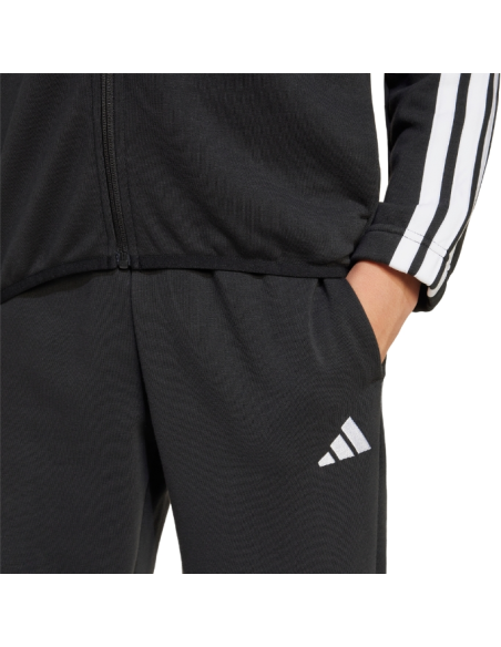 Tuta Adidas Ragazzi Cotton Garzato 3‑Stripes, J 3S FT TS 220  - Vendit