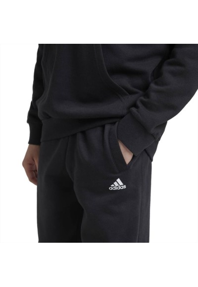 Pantaloni tuta neri da ragazzo con elastico in caviglia - Modello J SL