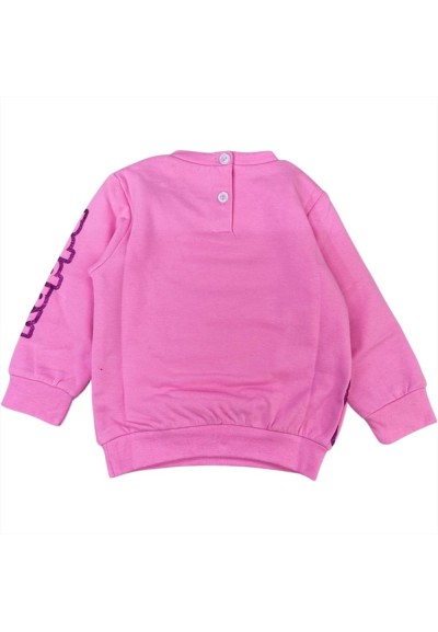 Tuta rosa da Bambina con Cuori Magici Kappa  - Vendita Moda sportiva