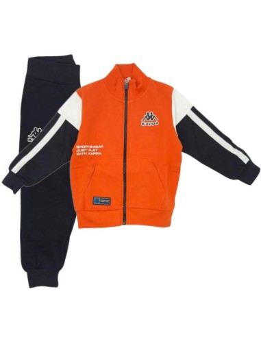 Tuta Kappa Just Play in Cotone Felpato - Bambino  - Vendita Moda sport