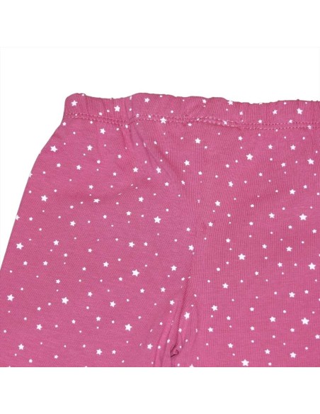 Leggings bambina rosa con stelline  - Vendita Moda sportiva
