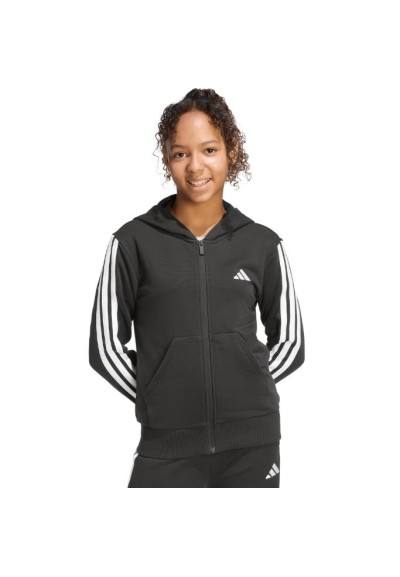 Felpa Ragazza adidas Essentials con Cappuccio e Zip,  JG 3S FZ HD 280 