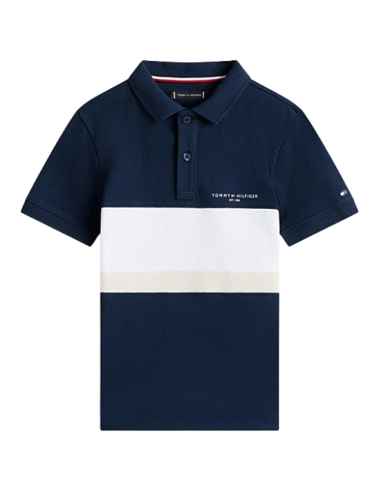 Polo Tommy Hilfiger mini corp emb clrblock da Ragazzo, Stile iconico p 2