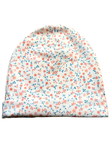 Cuffietta neonato Fior di Nuvola in Cotone Morbido  - Vendita Moda spo 2