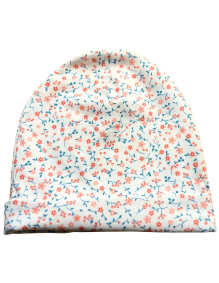 Cuffietta neonato Fior di Nuvola in Cotone Morbido  - Vendita Moda spo